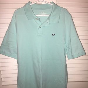 Blue vineyard vines boys shirt